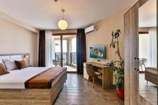 Отель Sunset hotel & beach Добра-Вода Двухместный номер с 1 кроватью и балконом, вид на море-10